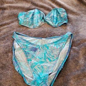 Barefoot Miss strapless bikini